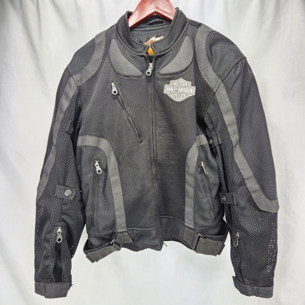 Harley-Davidson Riding Jacket with Shoulder and Elbow Pads Women's Size Large